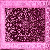 Tradicionalne pravokutne perzijske prostirke u ružičastoj boji tvrtke, 2' 4'