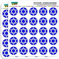 Davidova zvijezda Shield židovski 1 scrapbooking scrapbooking kalendar naljepnice