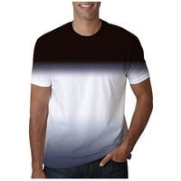 Ayolanni majica za muškarce povremeni okrugli vrat Popularni gradijent Sport majica kratkih rukava majica