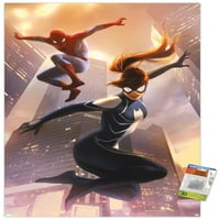 Comics - Spider-Man - Spider-Girl zidni poster s gumbima, 22.375 34