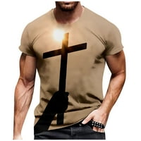 Muške košulje u nevolji Henley Retro kratke majice s dugim rukavima ležerna gumba dolje oprane majice za muškarce