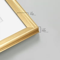 Wexford Home Neutral Skupljanje III Premium Framed Print, 18.5 24.5 - spreman za objesiti, zlato