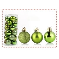 Proslava obljetnice božićnih kuglica ukrasi za božićno drvce viseći ukras + zeleni privjesci Djeda Mraza