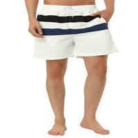 Jedinstvene ponude muške prugaste boje Blok StringString plaže na plaži kratke hlače