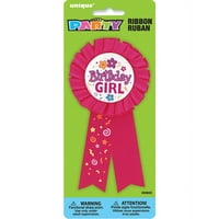 Nagradna značka za rođendansku djevojku, ružičasta, 1 karat