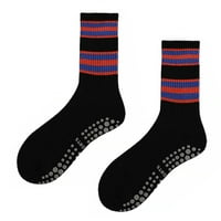 Par termo čarapa prilagođenih koži, visoko elastične, neklizajuće, upijajuće znoj, prugasti uzorak koji zadržava
