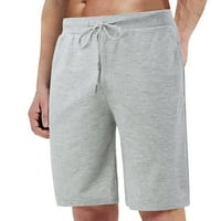 Muške kratke hlače, ljetne teretne hlače, jednobojne, s džepovima na kopčanje, vezicama, plus veličine, kratke