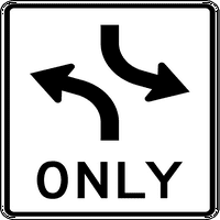 Prometni znakovi i znakovi skladišta-Aluminijski znak s paralelnom trakom za skretanje ulijevo, znak odobren za