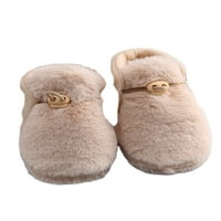 Fangasis dojenčad snježne čizme Prvi šetači pahuljasti čizme za čizmu toplo nejasna čizana hodajuća vanjska krevetića