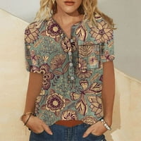 Ženske bluze Ženske casual majice s grafičkim printom u donjem rublju od 3 inča