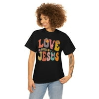 Isusova majica, minimalistička Isusova majica, biblijski kršćanski poklon, Boho Kršćanska košulja, Kršćanska majica