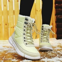 Ženske sandale udobne slatke zimske tople zimske čizme vodootporne i neklizajuće pamučne cipele Na vezanje zimske
