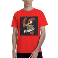 Muška boksačka standardna majica kratkih rukava od 150 g crvene boje