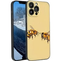 Kompatibilno s futrolom za telefon iPhone Pro Ma, pčelinji silikonski zaštitni slučaj za tinejdžersku djevojčicu