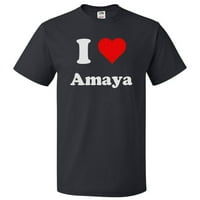 Ljubav Amaya majica I srce amaya tee poklon