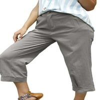 Ženske ljetne hlače, Ženske ošišane Capri hlače duljine tri četvrtine