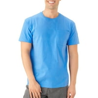 Muška majica kratkih rukava s okruglim džepom, veličine do 4 inča