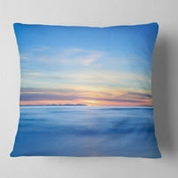 Dizajnirati Corsica Island Sunset View Italija - jastuk za bacanje morske obale - 16x16
