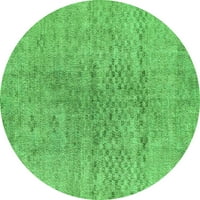 Moderne pravokutne apstraktne zelene prostirke za prostore tvrtke, 2' 5'