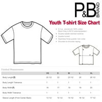 & B TUXEDO White Funny Youth majica, Youth XS, Royal