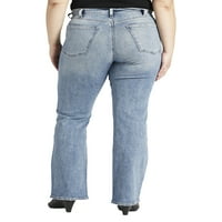 Silver Jeans Co. Ženski plus sintage Vintage High Rise Bootcut Traperice veličine struka 12-24