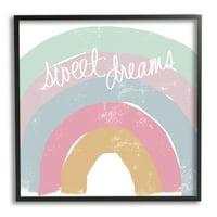 Studell Desirts Sweet Dreams fraza Cool Tone Pastel Rainbow, 12, dizajn Emily Navas