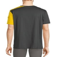 Američka majica za mušku boju u boji s kratkim rukavima, veličine S-2XL