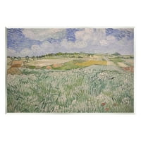 Stupell ravnica u blizini Auvers Van Gogh Classic Pejzažno slikanje zidna ploča Umjetnička umjetnost Umjetnička