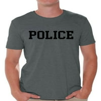 Neugodni stilovi policijske majice za muškarce policijske košulje Policijski pokloni za njega majica za provođenje