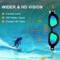 Odrasli plivači naočale Polarizirane naočale za plivanje za anti maglu bez propuštanja čisto širokog vida UV zaštita