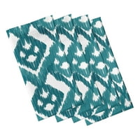 Jednostavno Daisy 18 18 teal hipster salvete, set od 4