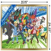 Zidni poster Pokemon-putujuća zabava, 22.375 34
