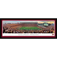 Minnesota Gopher nogomet - Inauguralna igra na stadionu TCF Bank - Blakeway Panoramas NCAA College Print s odabranim
