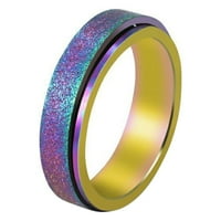 Spinner prsten unise popularni ublažavanje stresa ublažavanje pješčanog završetka anti-anksioznih fidget ring