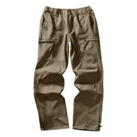 Ležerne široke muške korejske hlače, muške modne Ležerne hlače s više džepova s patentnim zatvaračem i kopčom,