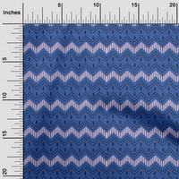 pamučna poplin Keper tkanina u plavoj boji s geometrijskim i cvjetnim uzorcima za šivanje rukotvorina otisci na