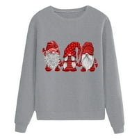 Twimheirt bluze za tisak ležerne kapuljače božićne modne pulovera ženske kapuljače s dugim rukavima &