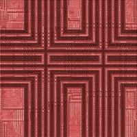 Prostirke za unutarnje prostore s okruglim uzorkom grejpa crvene boje, promjera 6 inča