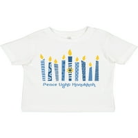 Inktastično mirsko svjetlo Hanukka poklon mališana ili majica za malu djecu