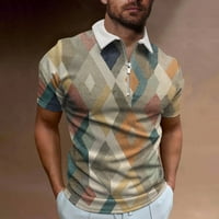 Muška majica s kratkim rukavima, modna ležerna majica u boji, majice za muškarce