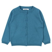 Kaputi za djevojčice rasprodaja jesensko-zimski džemper za djevojčice i dječake kardigan u jarkim bojama jednobojni