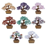 Kristalni bonsai dekor _ izvrsni šareni modeli ukrasa za Kameno drveće rođendanski poklon ukrasi za obrt od kamena
