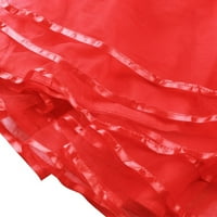 Ženske suknje ispod 10 USD, osnovna svestrana rastezljiva mini suknja A kroja, crvena suknja za plažu u slobodnoj
