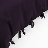 Jedinstvene ponude, jedinstvene ponude kravata kravata pokrivač za pokriće Set King tamno ljubičasta, ljubičasta,