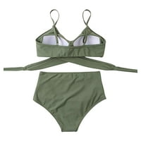 Huaai bikini set za žene žene solske tiskane bikini set push up kupaći kostim za kupaći kostim kostimi za kupaće
